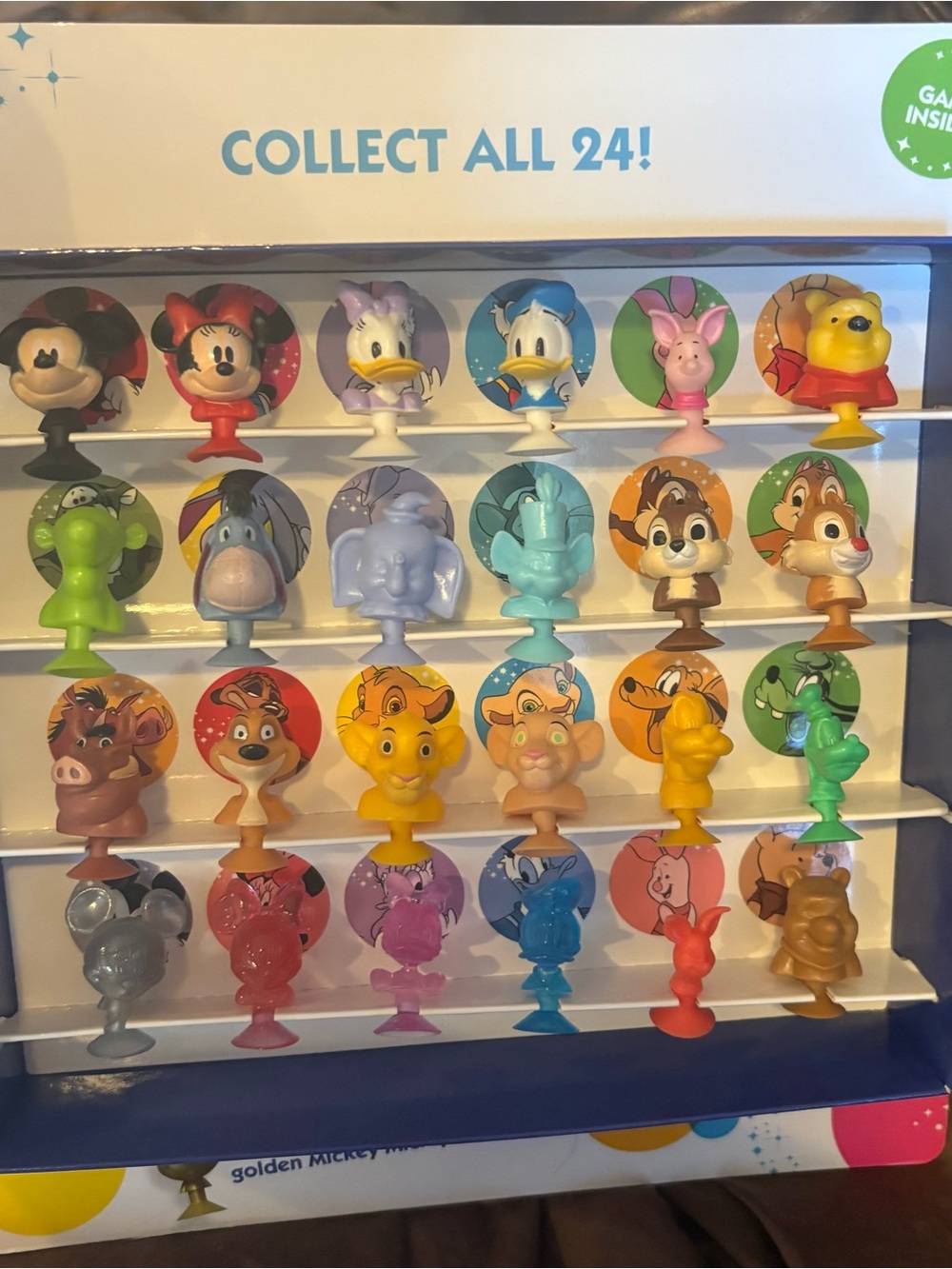 Complete Set 24 Disney Best Buddies Micro Popz! Collection with Album New - Picture 5 of 9